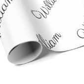 Papier Cadeau Personalised wrapping paper (Coin rond)