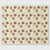 Papier Cadeau Personalized 3 Photo - Custom Family Holiday (Plat)