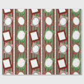 Papier Cadeau Personalized Christmas Gift Wrap-Scrapbook Cute (Plat)