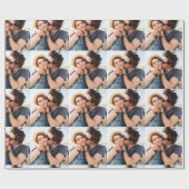 Papier Cadeau Personalized Couple Photo (Plat)