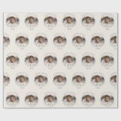 Papier Cadeau Personalized Cream Class of 2026 Photo Grad (Plat)