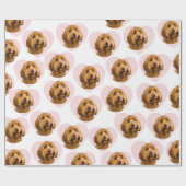 Papier Cadeau Personalized Dog Photo Valentine  (Plat)