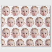 Papier Cadeau Personalized Face Print Custom Photo Gift (Plat)