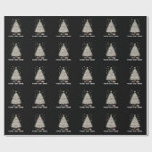 Papier Cadeau Personalized Golf Christmas Tree Equipment Family (Plat)