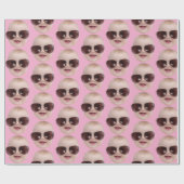 Papier Cadeau Personalized Photo Face  Gift, Birthday Christmas  (Plat)