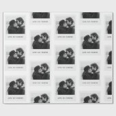 Papier Cadeau Personalized Photo  – Love You Forever (Plat)
