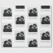 Papier Cadeau Personalized Photo  – Love You Forever (Plat)