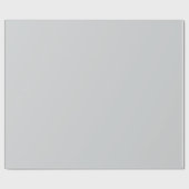 Papier Cadeau Personalized Your Own Stylish Modern Elegant Grey  (Plat)