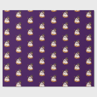 Papier Cadeau Personnage de fantôme mignon