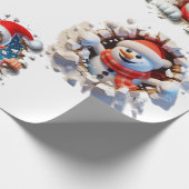 Papier Cadeau Personnages de veille de Noël (Coin)