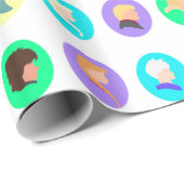 Papier Cadeau personnages dreamworks et disney (Coin rond)