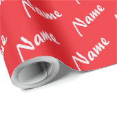 Papier Cadeau Personnalisable (Coin rond)