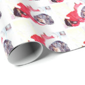 Papier cadeau personnalisable - Ajouter votre imag (Coin rond)
