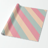 Papier Cadeau Personnalisable Blanc Simple Modèle Moderne Coloré (Déroulé)