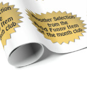 Papier Cadeau Personnalisable du Month Club (Coin rond)