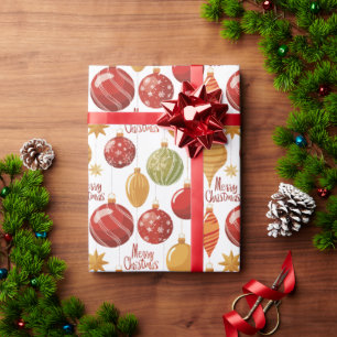 Papier Cadeau Personnalisation festive de Noël