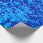 Papier Cadeau Personnalisation profonde de l'eau de mer Navy Fre (Coin)