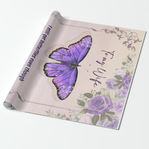 Papier Cadeau Personnalisé À Ma Femme   Lettre d'amour du mari