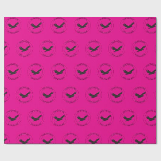 papier cadeau personnalisé avec logo pour entrepri (Plat)