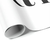 Papier Cadeau Personnalisé Customisé (Coin rond)