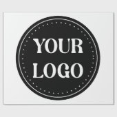 Papier Cadeau Personnalisé, élégant, moderne et minimal (Plat)