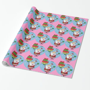 Papier Cadeau Personnalisé Funny cadeau de Noël idée dessin anim