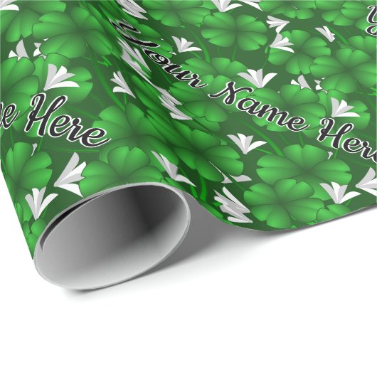 Papier Cadeau Personnalisé Papier Cadeau Bonne Cha (Coin rond)