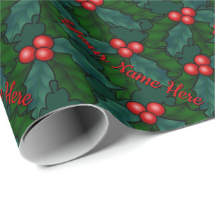 Papier cadeau personnalisé Papier cadeau de Noël
