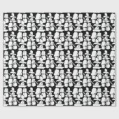 Papier cadeau personnalisé papier enveloppant de V (Plat)