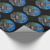 Papier cadeau personnalisé papier enveloppant Vanc (Coin)