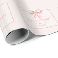 Personnalisé Pastel Blush Pink Coquette Jalon