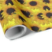 Papier cadeau personnalisé pour enveloppement de t (Coin rond)