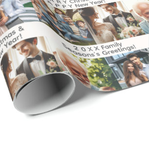 Papier cadeau personnalisé pour famille, amis et o