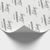Papier cadeau personnalisé pour la fête des mères (Coin)