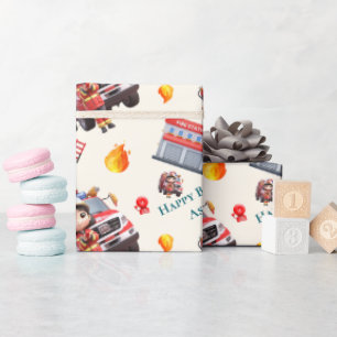 Papier cadeau personnalisé pour l'anniversaire des
