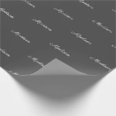 Papier Cadeau Personnaliser avec nom, texte, cadeau d'anniversai (Coin)