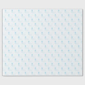 Papier Cadeau Personnaliser, Blue Boy First Holy Communion Cross (Plat)