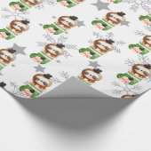 Papier Cadeau Personnaliser des fêtes de fin d'année (Coin)