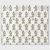 Papier Cadeau Personnaliser des fêtes de fin d'année (Plat)