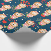 Papier Cadeau Personnaliser des fêtes du lion (Coin)