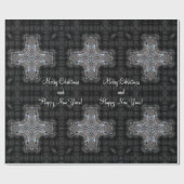 Papier Cadeau Personnaliser élégante croisée de LJP (Plat)