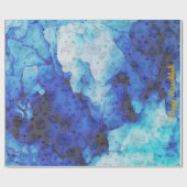 Papier Cadeau Personnaliser Holiday HAPPY HANOUKKA Wrapping Papi (Plat)