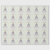 Papier Cadeau Personnaliser Pierre le lapin Douche bébé (Plat)