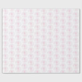 Papier Cadeau Personnaliser, Pink First Holy Communion hôte (Plat)