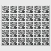 Papier Cadeau Personnaliser QR Code (Plat)