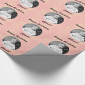 Papier Cadeau Personnalisez-le rose (Coin)