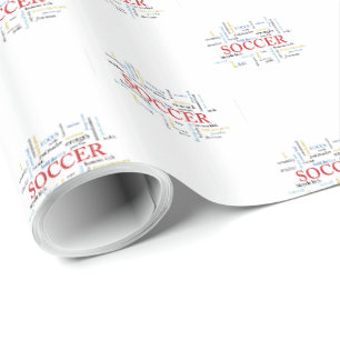 Papier Cadeau Personnalisez, Merci d'entraîneur de football en m