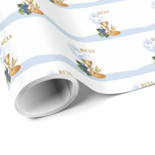 Papier Cadeau Personnalisez, RCIA Félicitations Sacrement Cathol