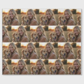 Papier Cadeau Personnalisez votre propre photo personnalisée (Plat)