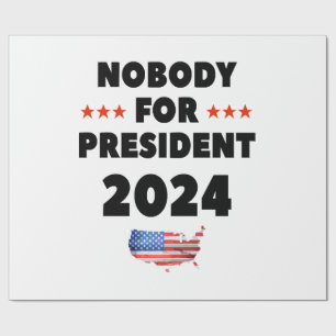 Papier Cadeau Personne pour Président 2024